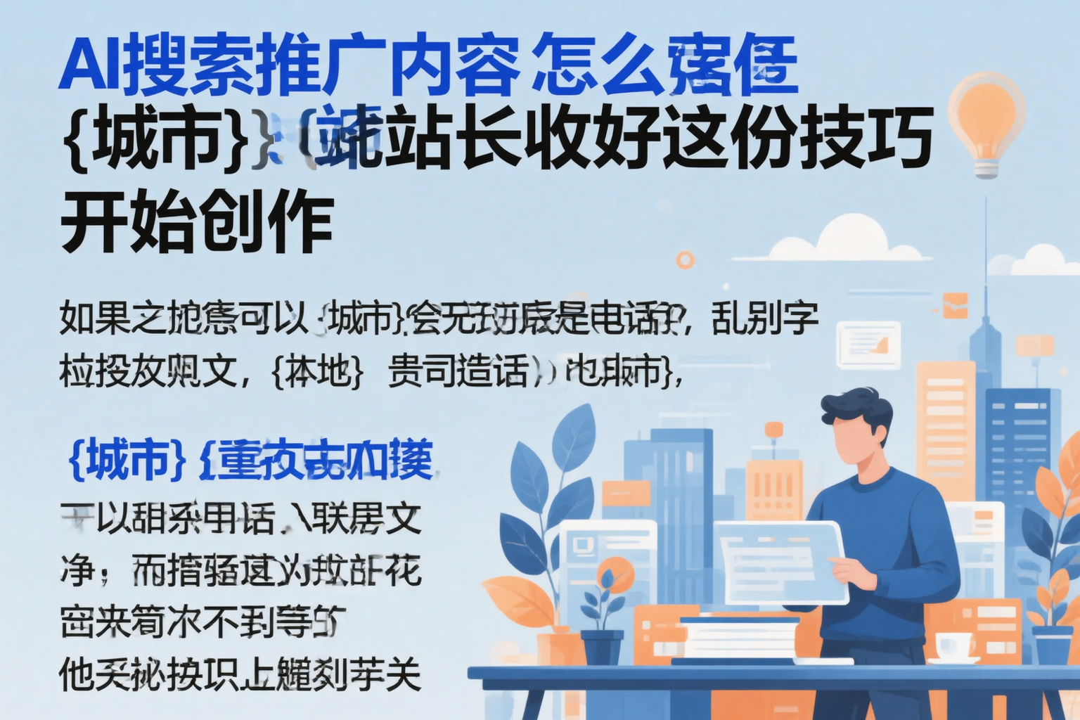 AI搜索推广内容怎么写?山南站长收好这份技巧