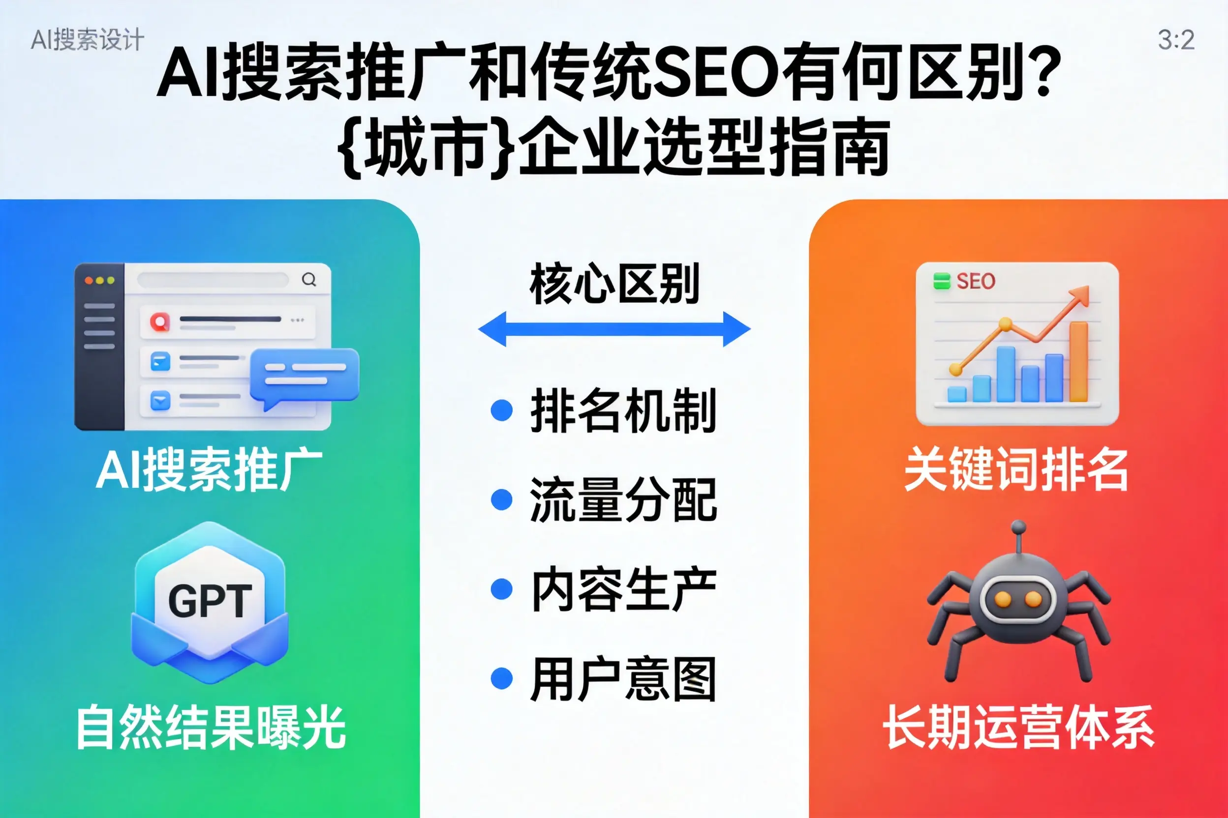 AI搜索推广和传统SEO有何区别?山南企业选型指南