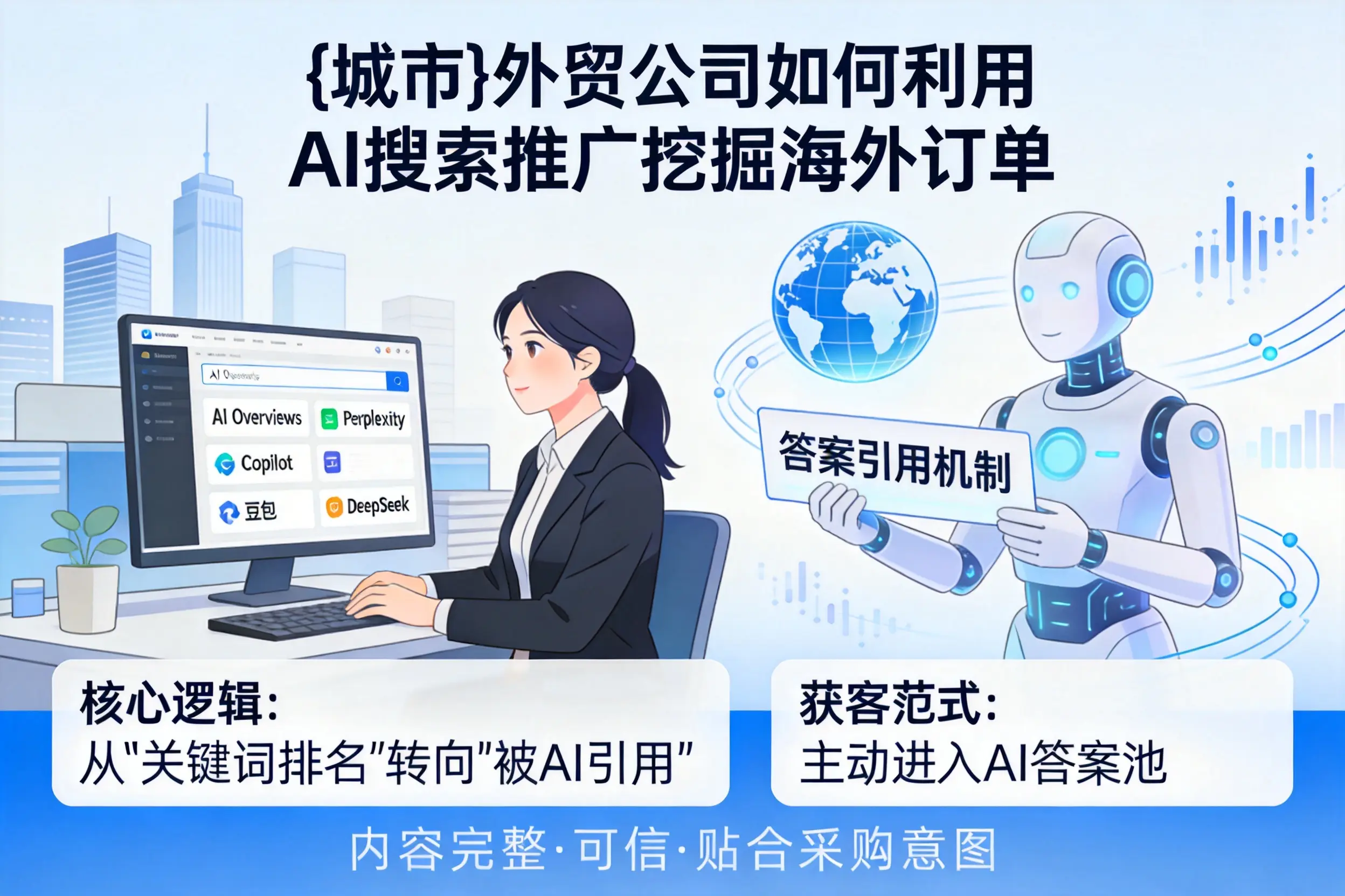山南外贸公司如何利用AI搜索推广挖掘海外订单