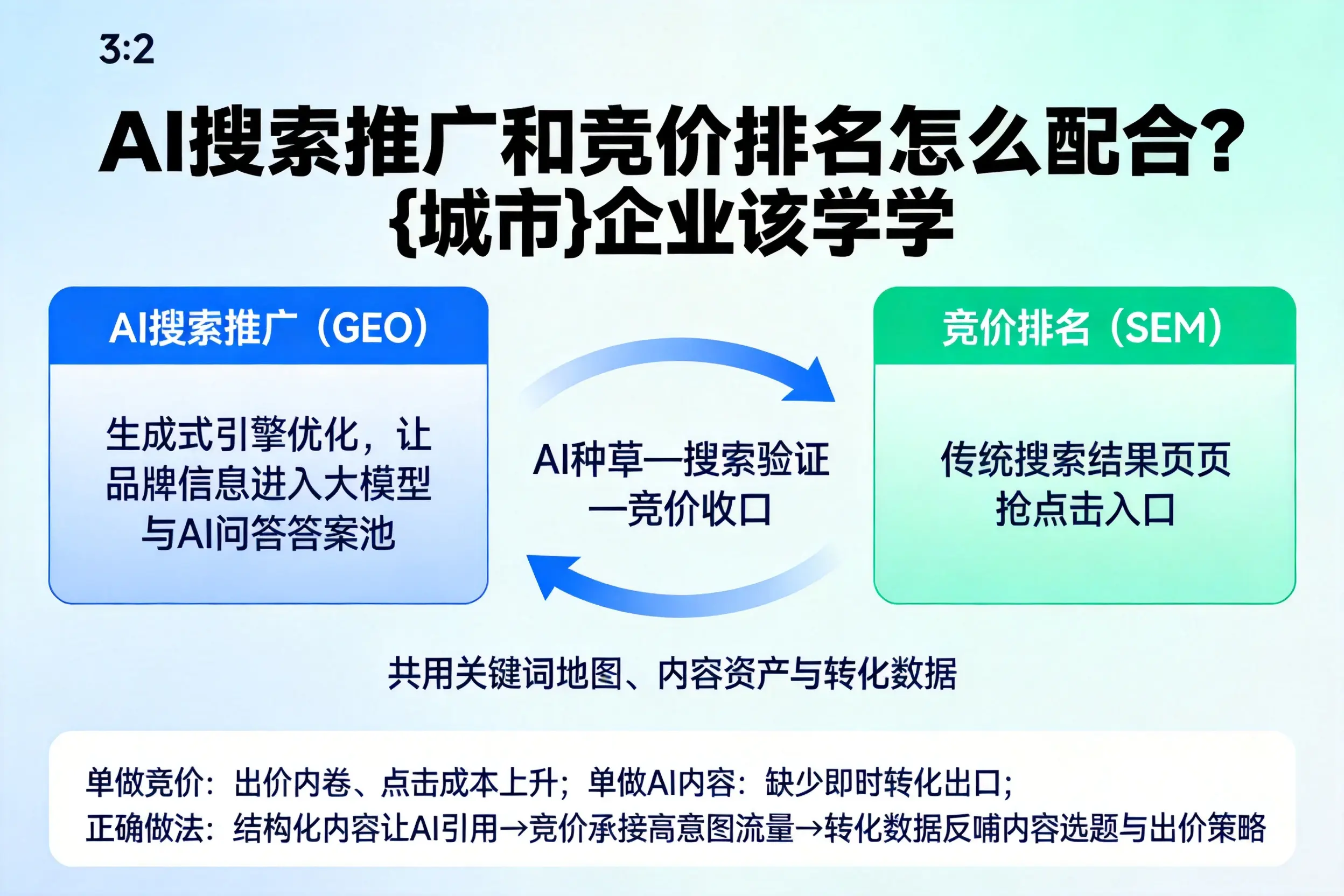AI搜索推广和竞价排名怎么配合?山南企业该学学