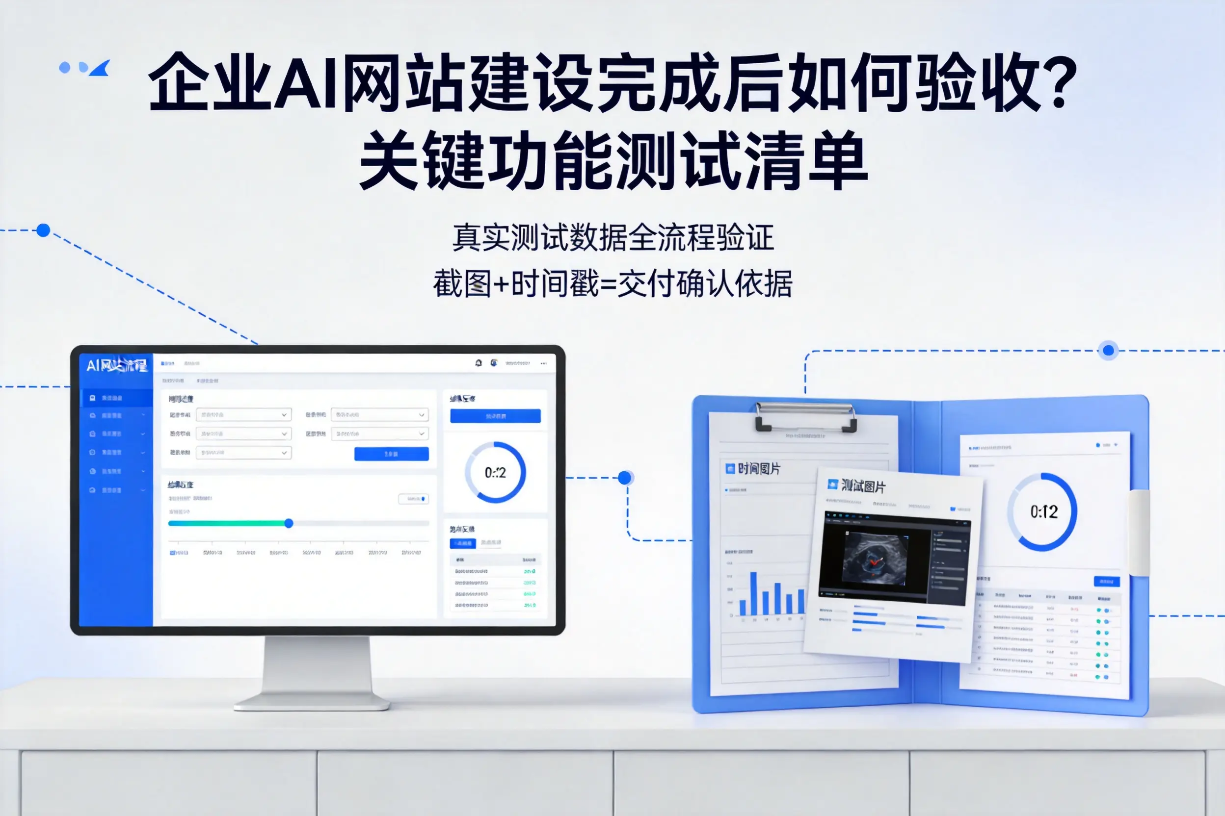 山南企业AI网站建设完成后如何验收?关键功能测试清单