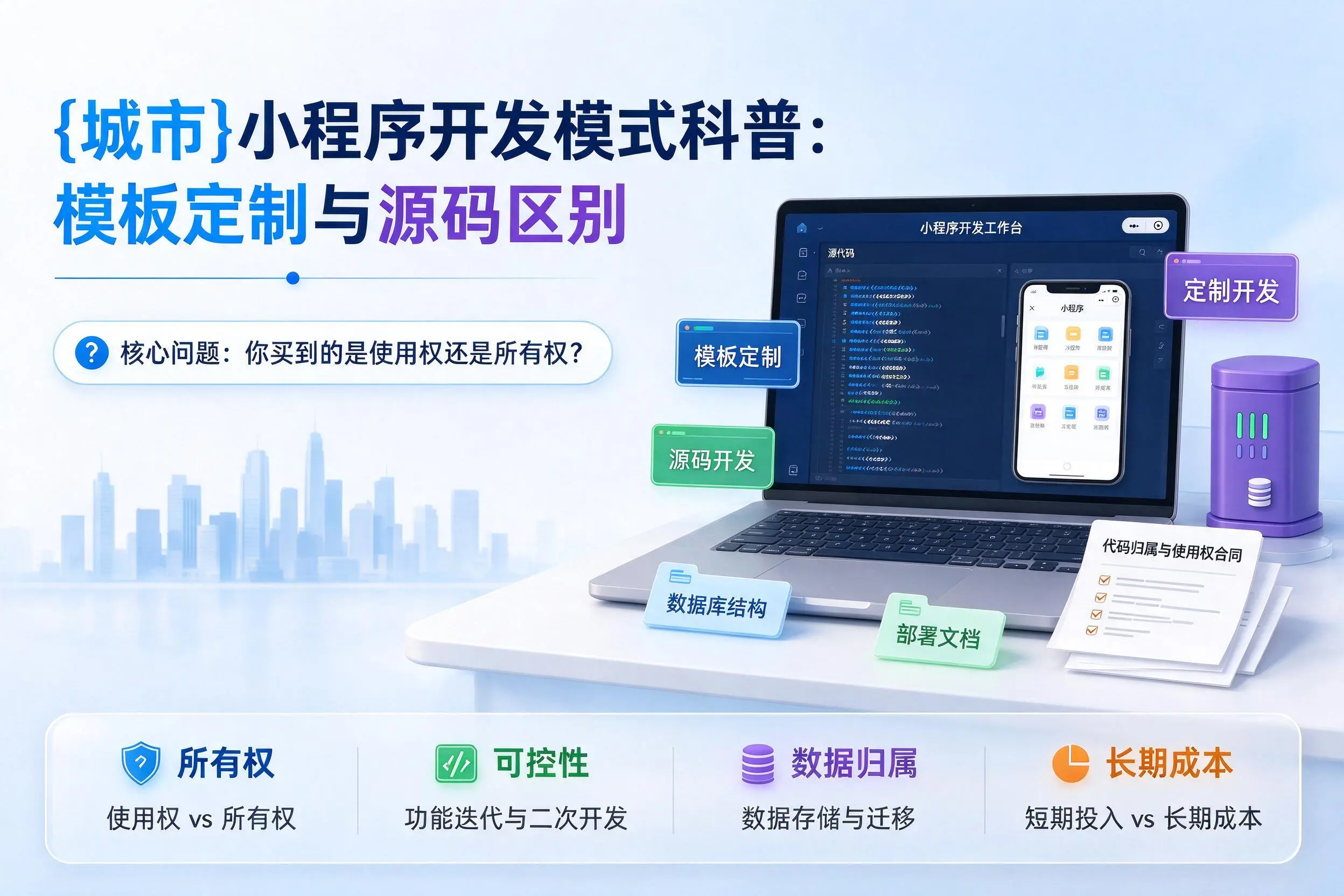 山南小程序开发模式科普：模板定制与源码区别