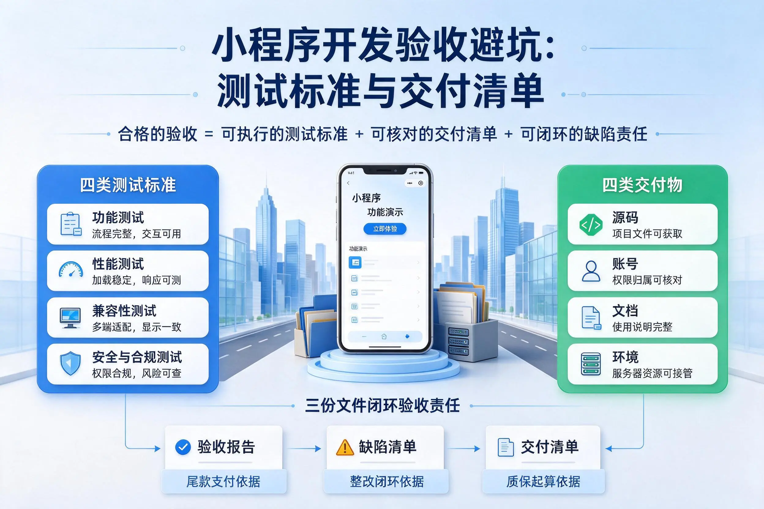 山南小程序开发验收避坑：测试标准与交付清单