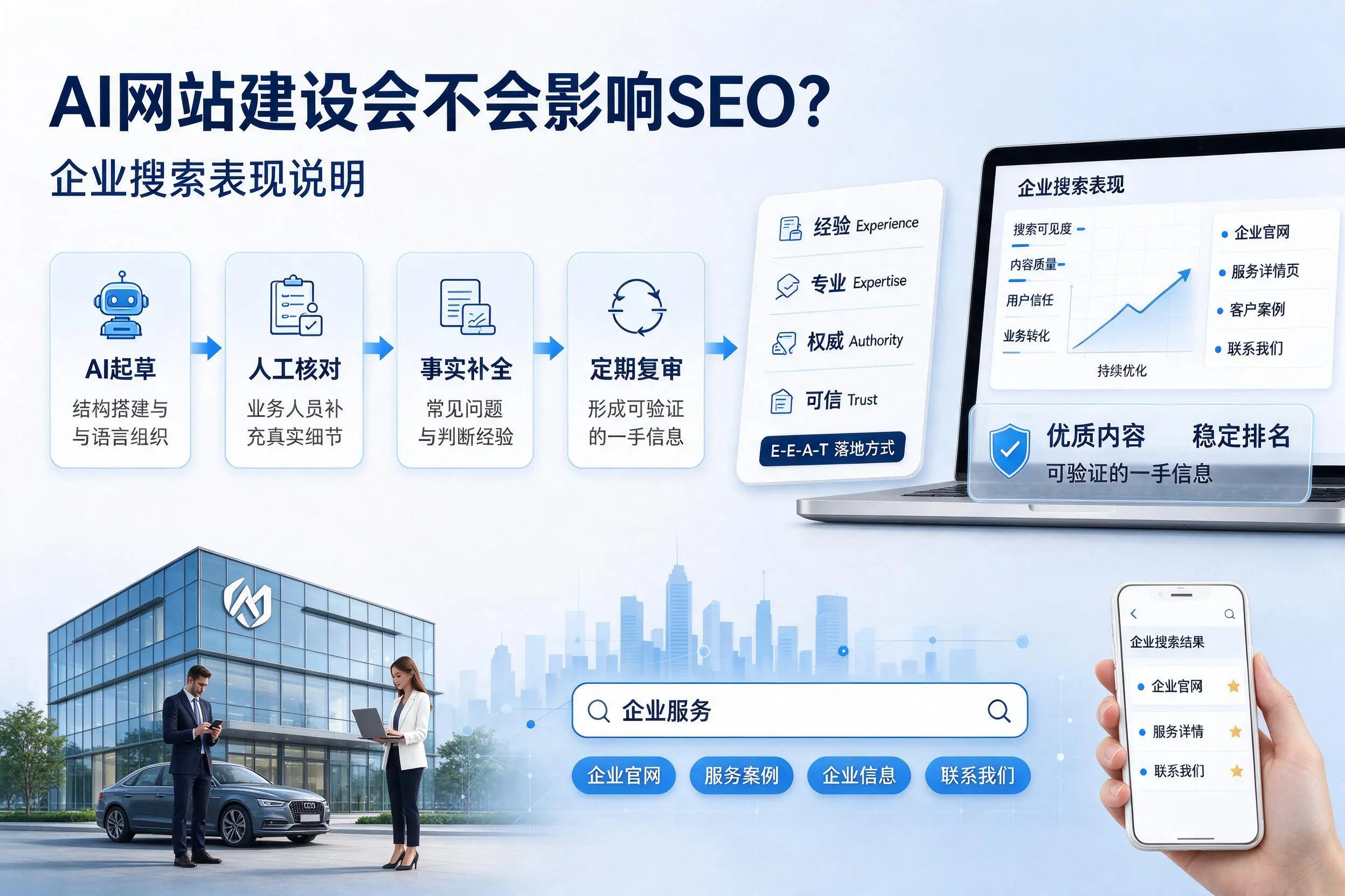 AI网站建设会不会影响SEO?山南企业搜索表现说明