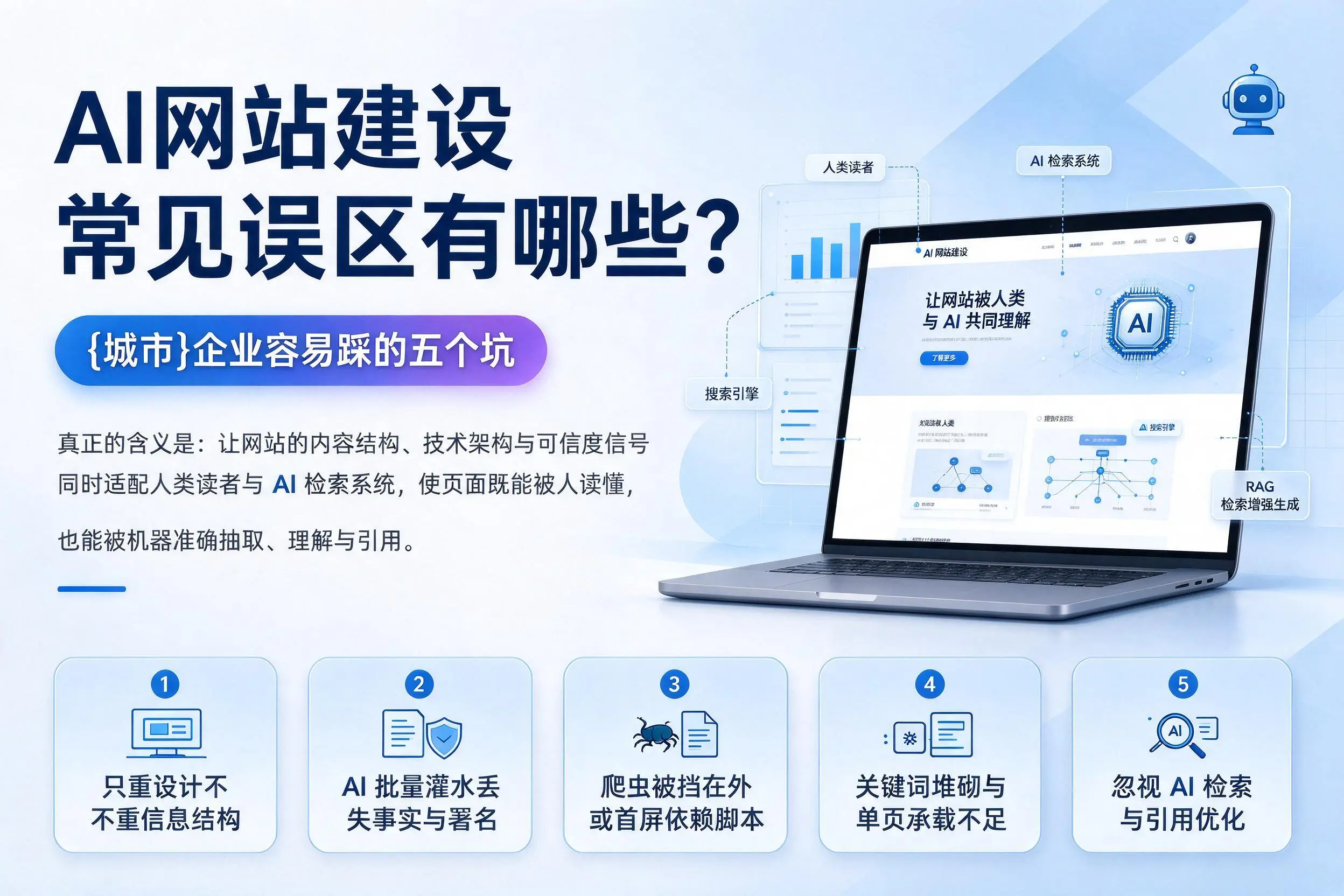 AI网站建设常见误区有哪些?山南企业容易踩的五个坑