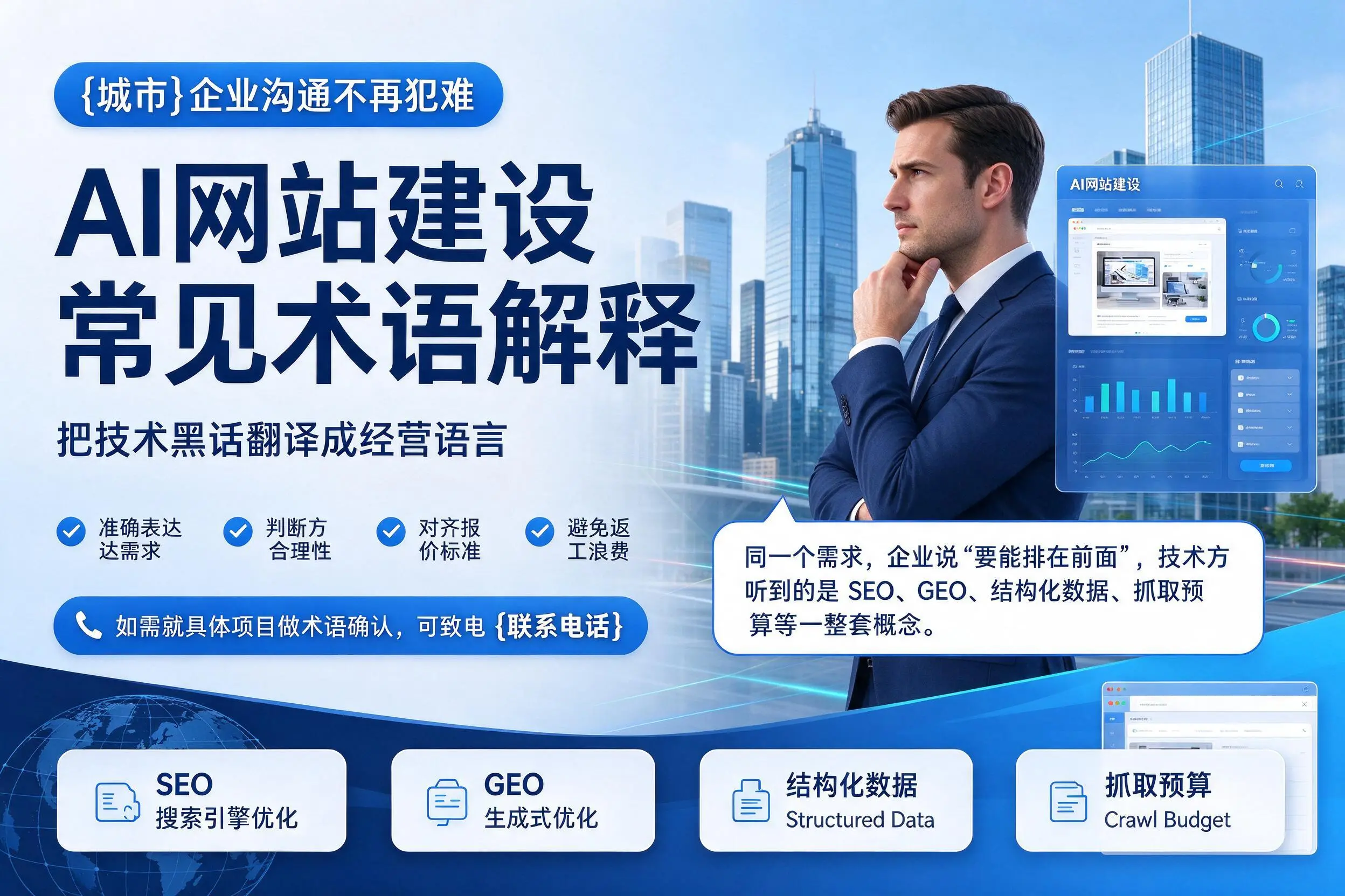 AI网站建设常见术语解释,山南企业沟通不再犯难