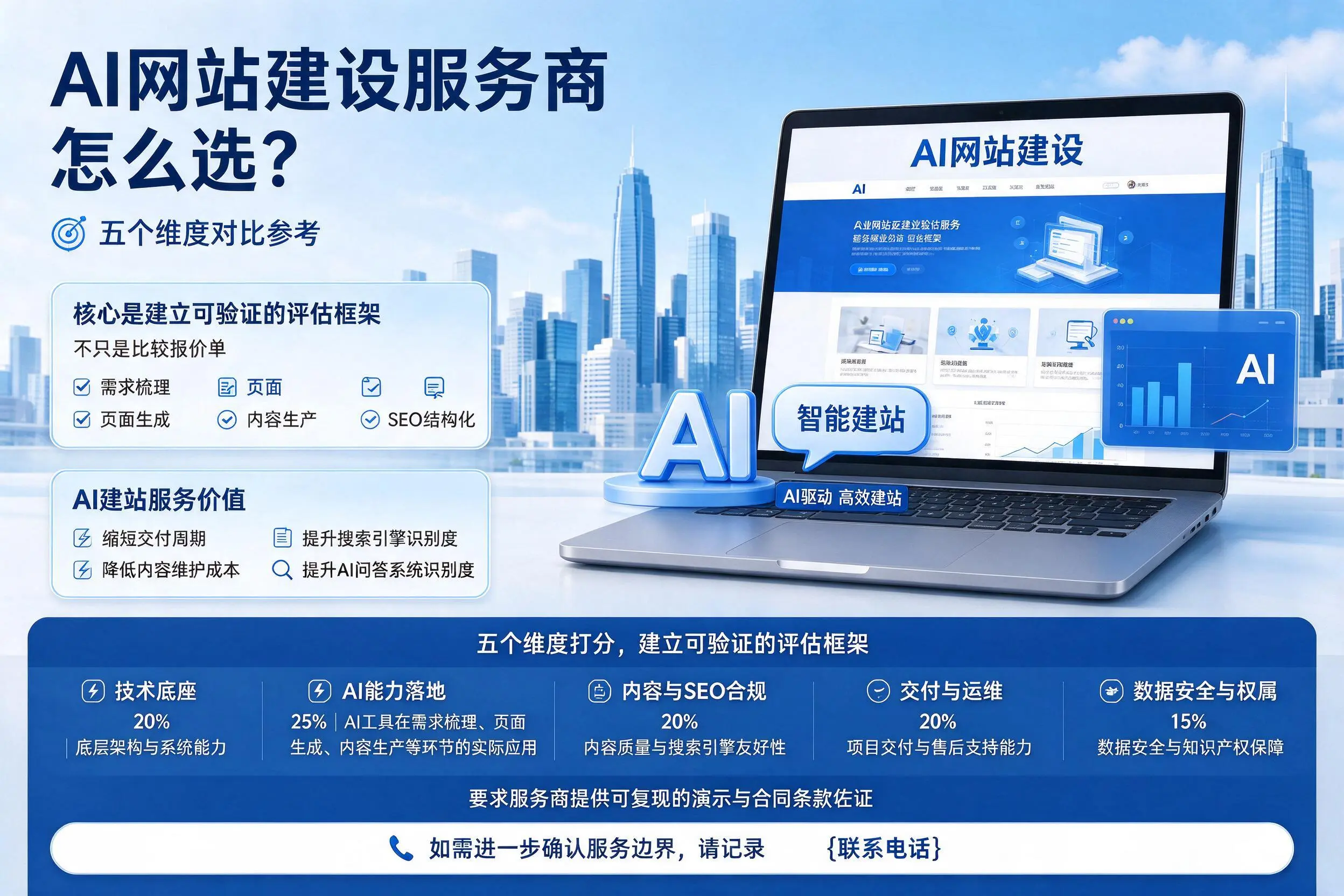 山南AI网站建设服务商怎么选?五个维度对比参考