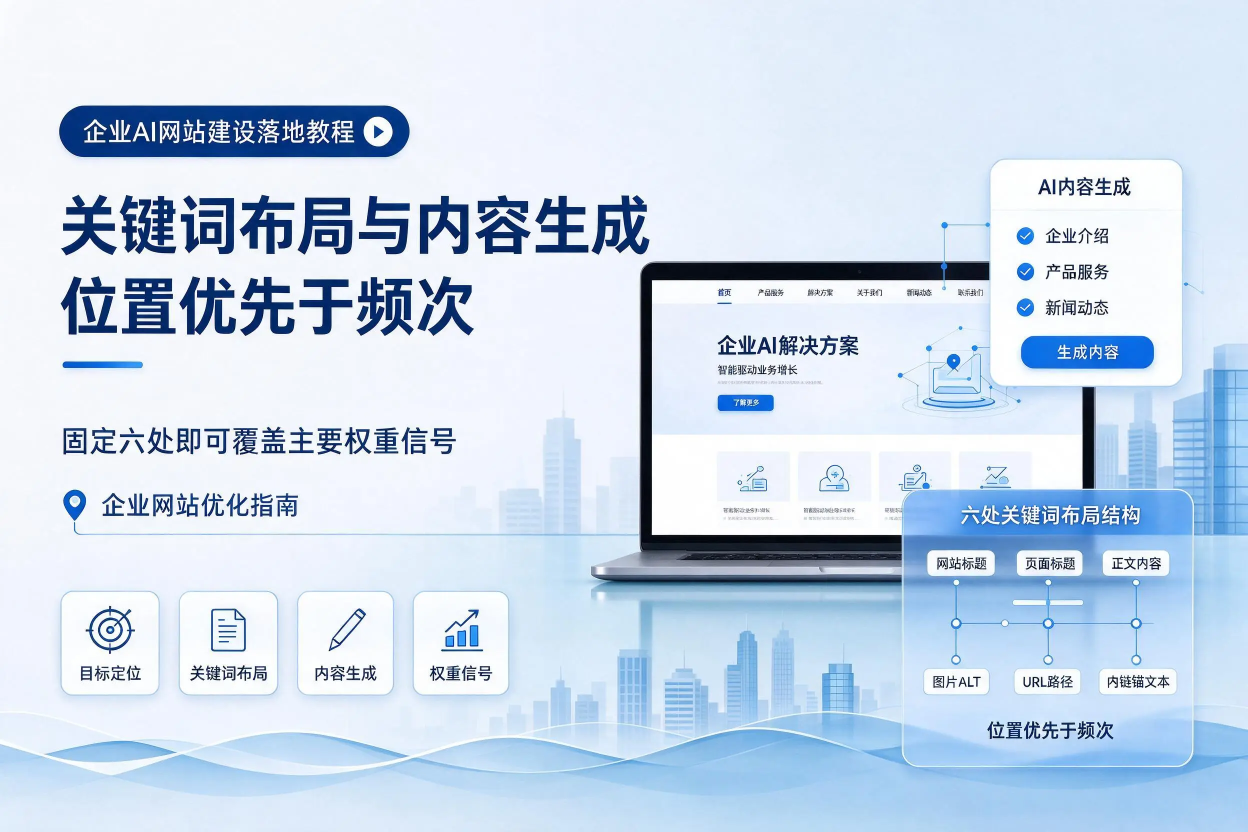 山南企业AI网站建设落地教程:关键词布局与内容生成