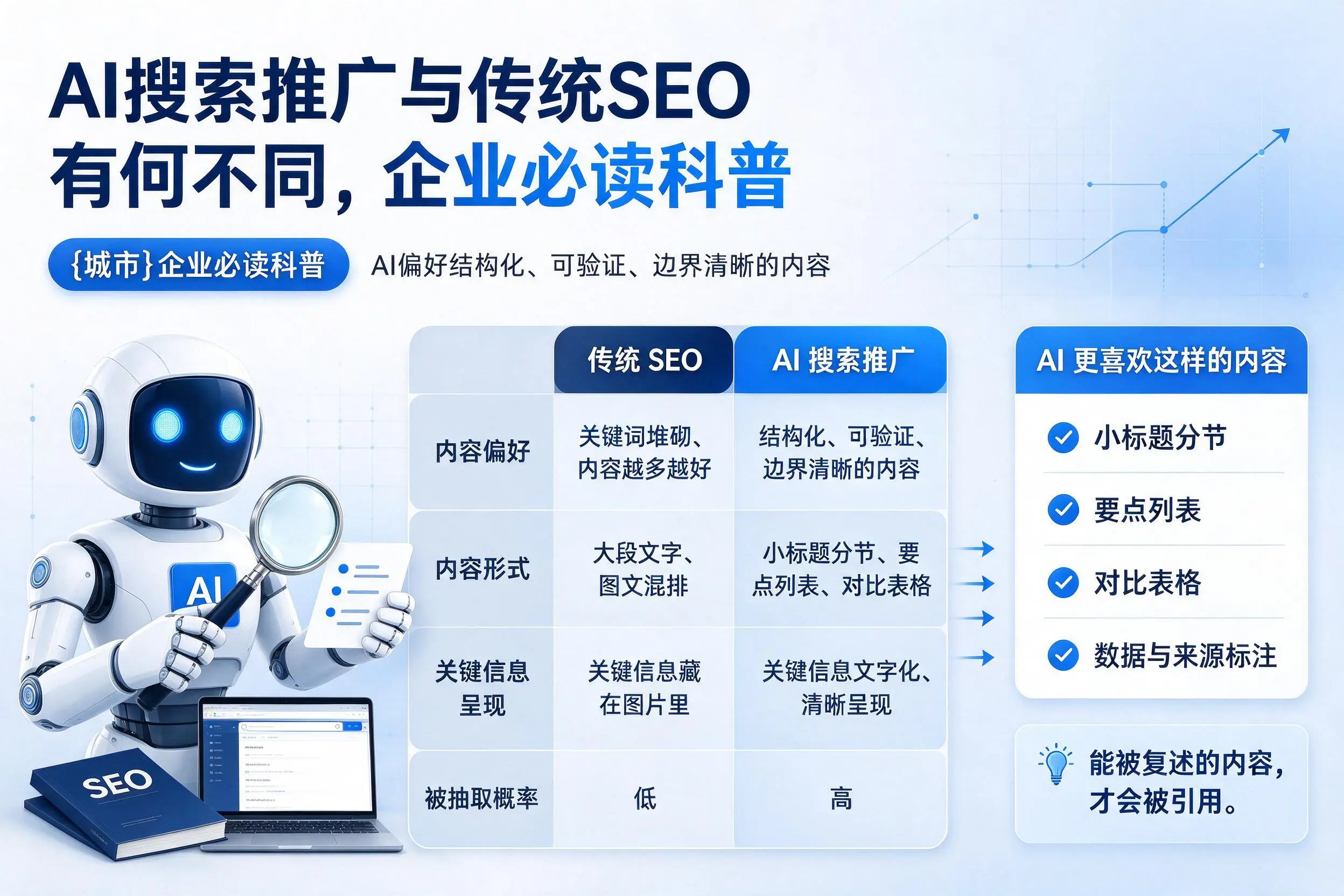 AI搜索推广与传统SEO有何不同,山南企业必读科普